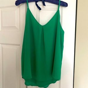 green tank like new, worn once